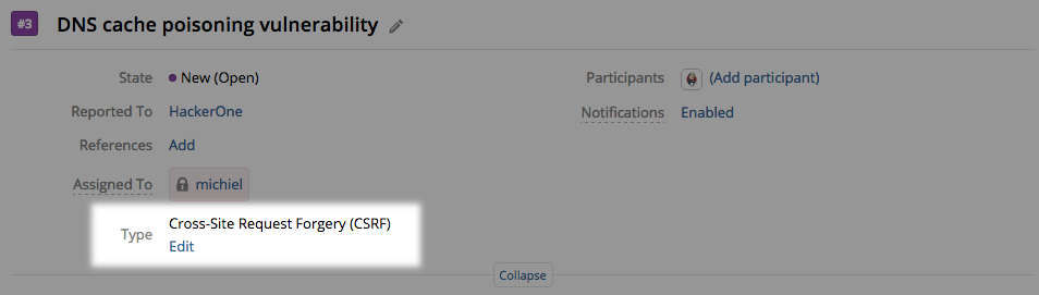 Location of edit button