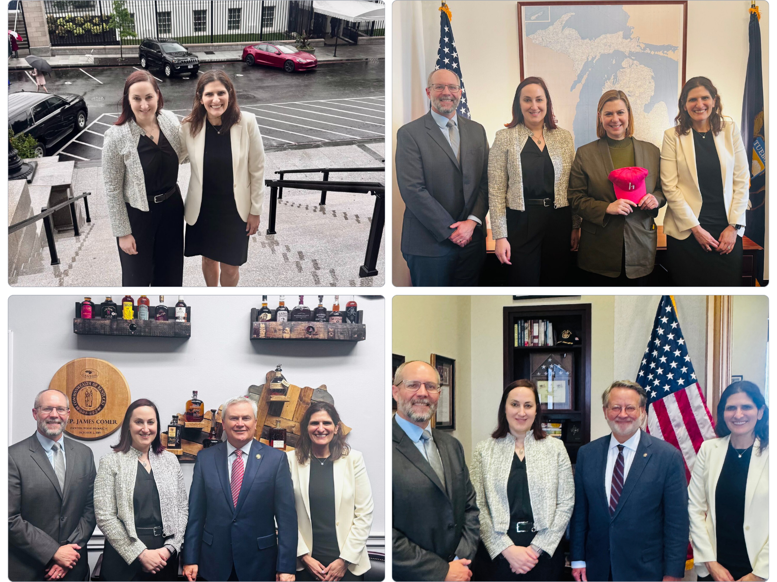 HackerOne CEO Kara Sprague and Chief Legal Officer and Chief Policy Officer Ilona Cohen meet with U.S. senators and representatives in Washington D.C.
