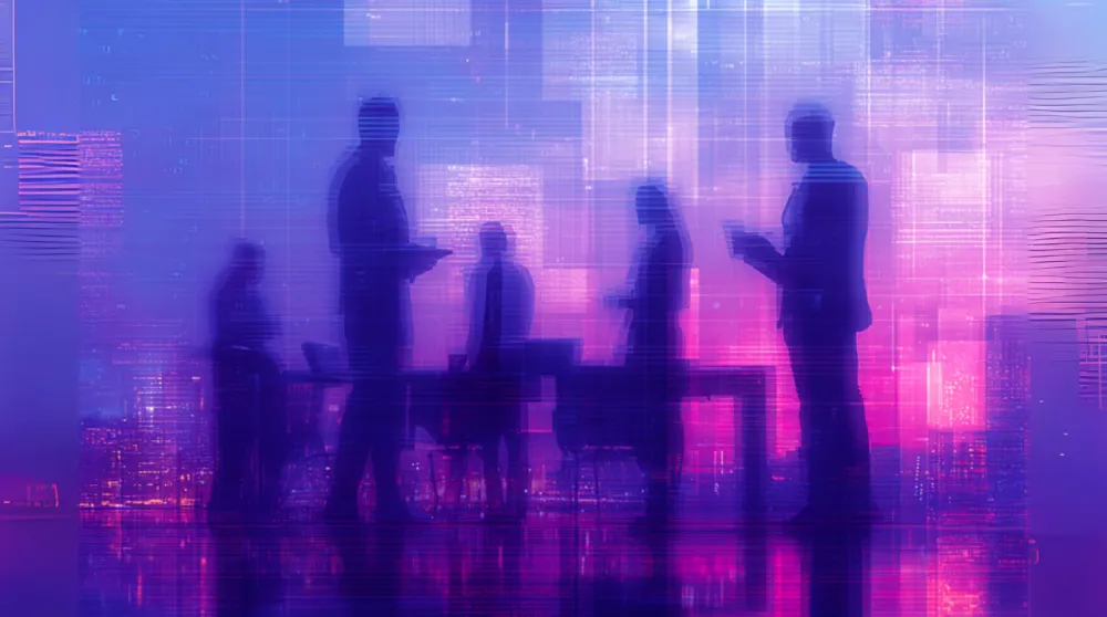 Figures Standing in a Group