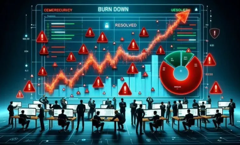 A security team prioritizing vulnerability management